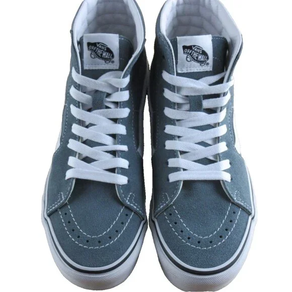 Vans Women's Sk8-Hi Color Theory Stormy Weather Canvas Suede Shoes Size 8 NIB - Picture 3 of 7